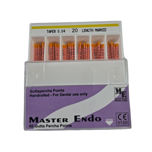 Master Endo Gutta Percha Points 4% (Length Mark)