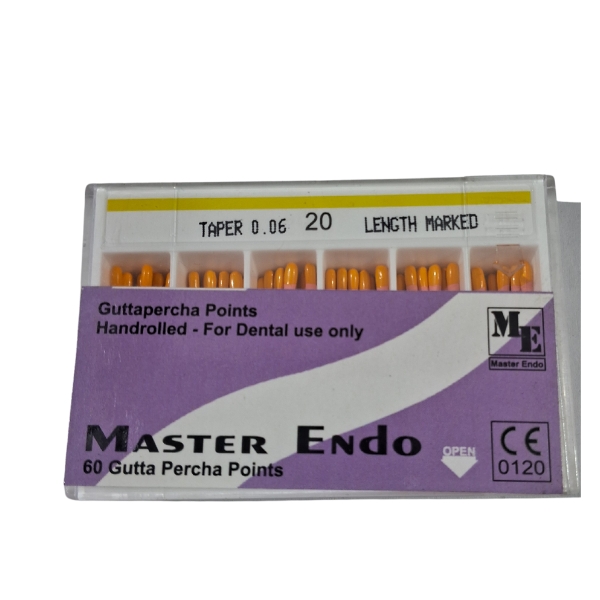 Master Endo Gutta Percha Points 6% 